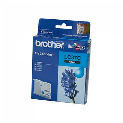 Brother LC37-LC970 Cyan Original Cartridge - 1