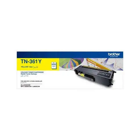 Brother TN-361 Sarı Orijinal Toner - 1
