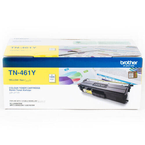 Brother TN-461 Original Yellow Toner Cartridge - 1