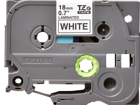 Brother TZe-241 18mm Black on White Laminated Label - Brother