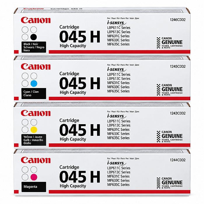 Canon CRG-045H Yüksek Kapasiteli Orijinal Toner Takımı - 1