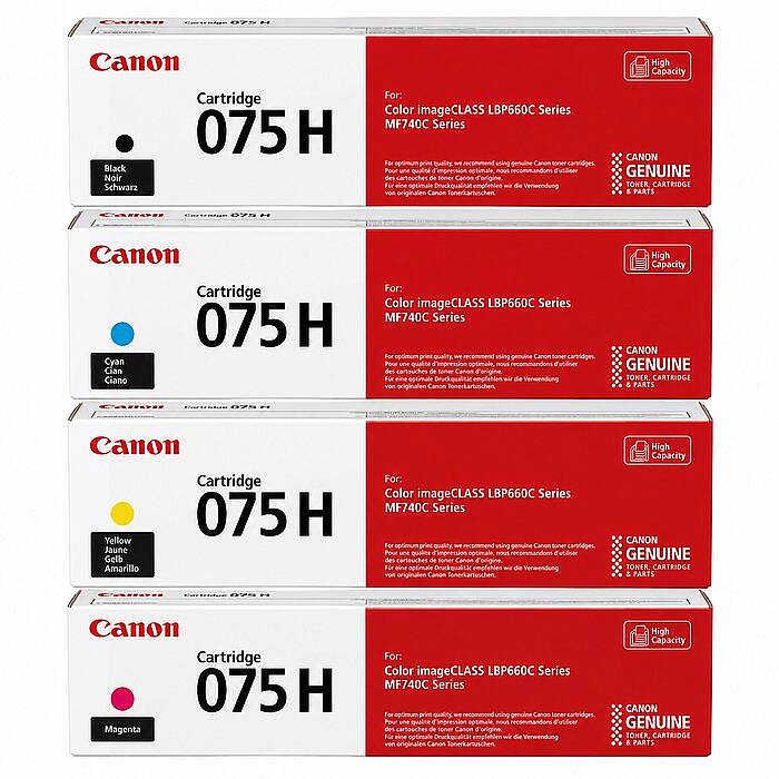 Canon CRG-075H Orijinal Toner Takımı - 1