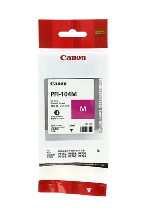 Canon PFI-104M Kırmızı Orijinal Kartuş - 1