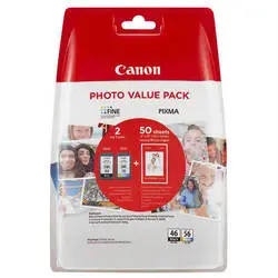 Canon PG46-CL56 Black and Color Original Cartridge Advantage Pack - 1