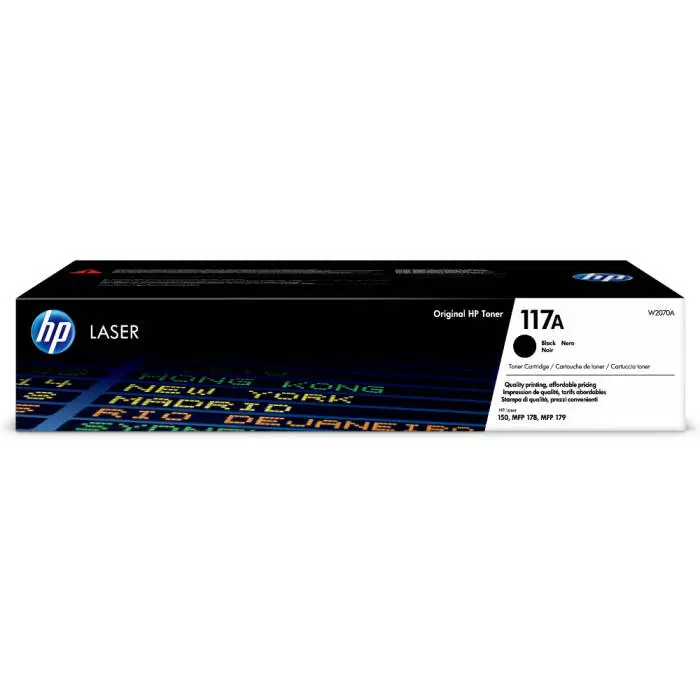 HP 117A / W2070A Black Original Toner - 1