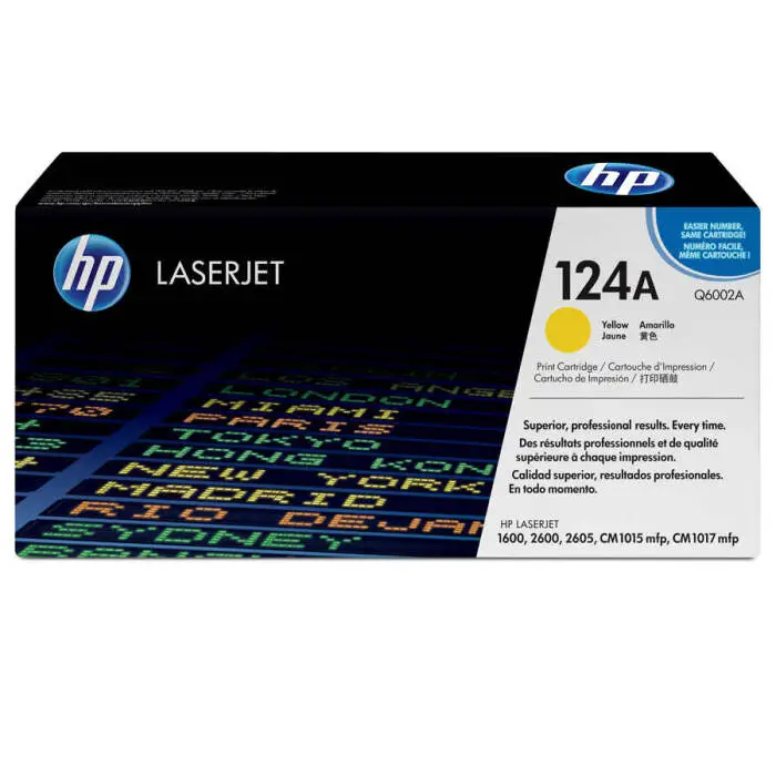 HP 124A / Q6002A Yellow Original Toner - 1