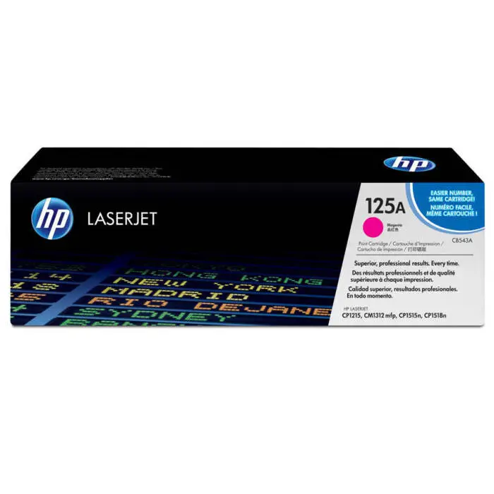 HP 125A CB543A Original Magenta Toner - 1