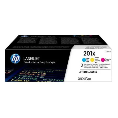 HP 201X CF253XM Original Color Toner Economic Pack - Hp