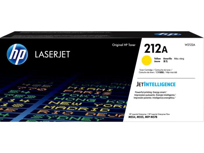 HP 212A W2122A Yellow Original Toner - 1