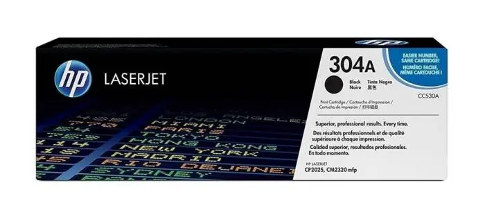 HP 304A CC530A Black Original Toner - 1