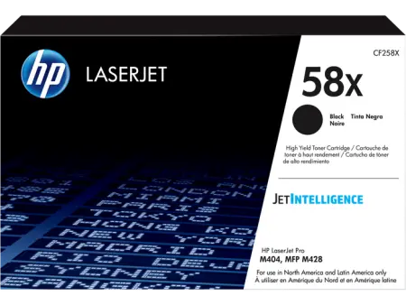 HP 58X CF258X Black Original High Yield Toner - Hp