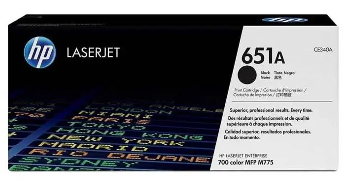 HP 651A CE340A Original Black Toner - 1