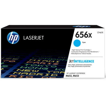 HP 656X CF461X Original High Capacity Cyan Toner - Hp