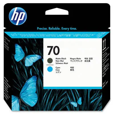 Hp 70-C9404A Orijinal Mat Siyah Ve Mavi Baskı Kafası - 1