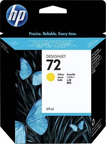 Hp 72-C9400A Orijinal Sarı Kartuş - 1