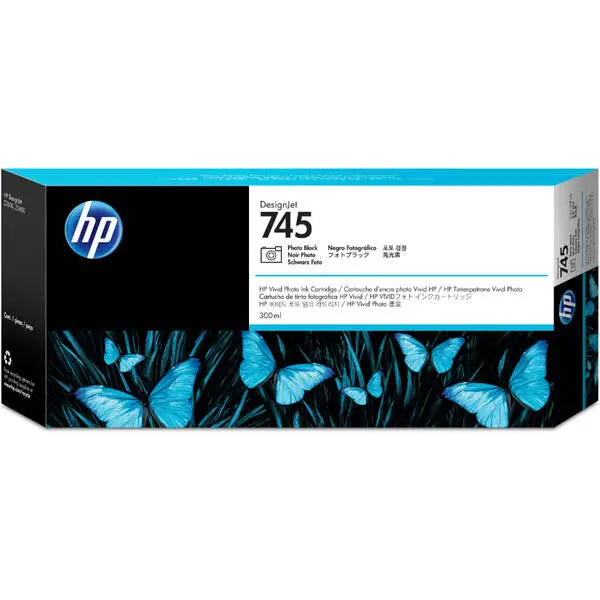Hp 745-F9K04A Photo Black Original Cartridge High Capacity - 1