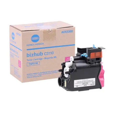 Konica Minolta TNP-51/A0X5355 Kırmızı Orijinal Fotokopi Toner - 1