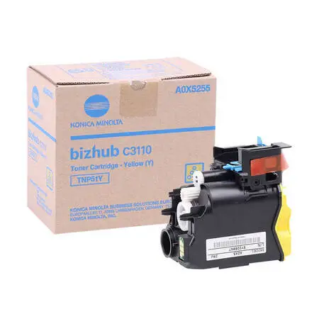 Konica Minolta TNP-51/A0X5255 Sarı Orijinal Fotokopi Toner - 1