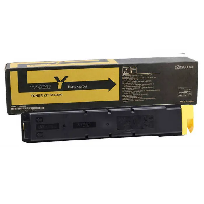 Kyocera TK-8307 Yellow Original Photocopier Toner - 1