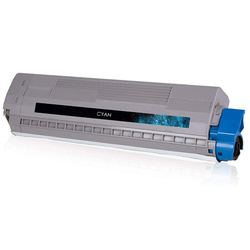 Oki C801-44643007 Cyan Compatible Toner - 2