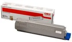 Oki C801-44643007 Mavi Orijinal Toner - 1