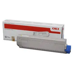 OKI C822-44844625 Yellow Original Toner - 1