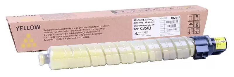 Ricoh Aficio MP-C3503 Original Yellow Toner - 1