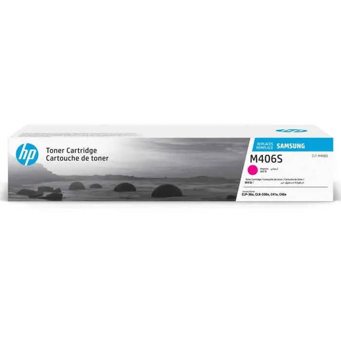 Samsung CLT-M406S Kırmızı Orijinal Toner - 1